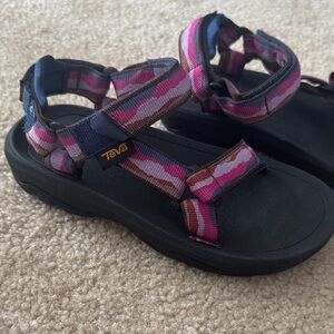 Teva Kids' Vibrant Pink and Navy Sandals